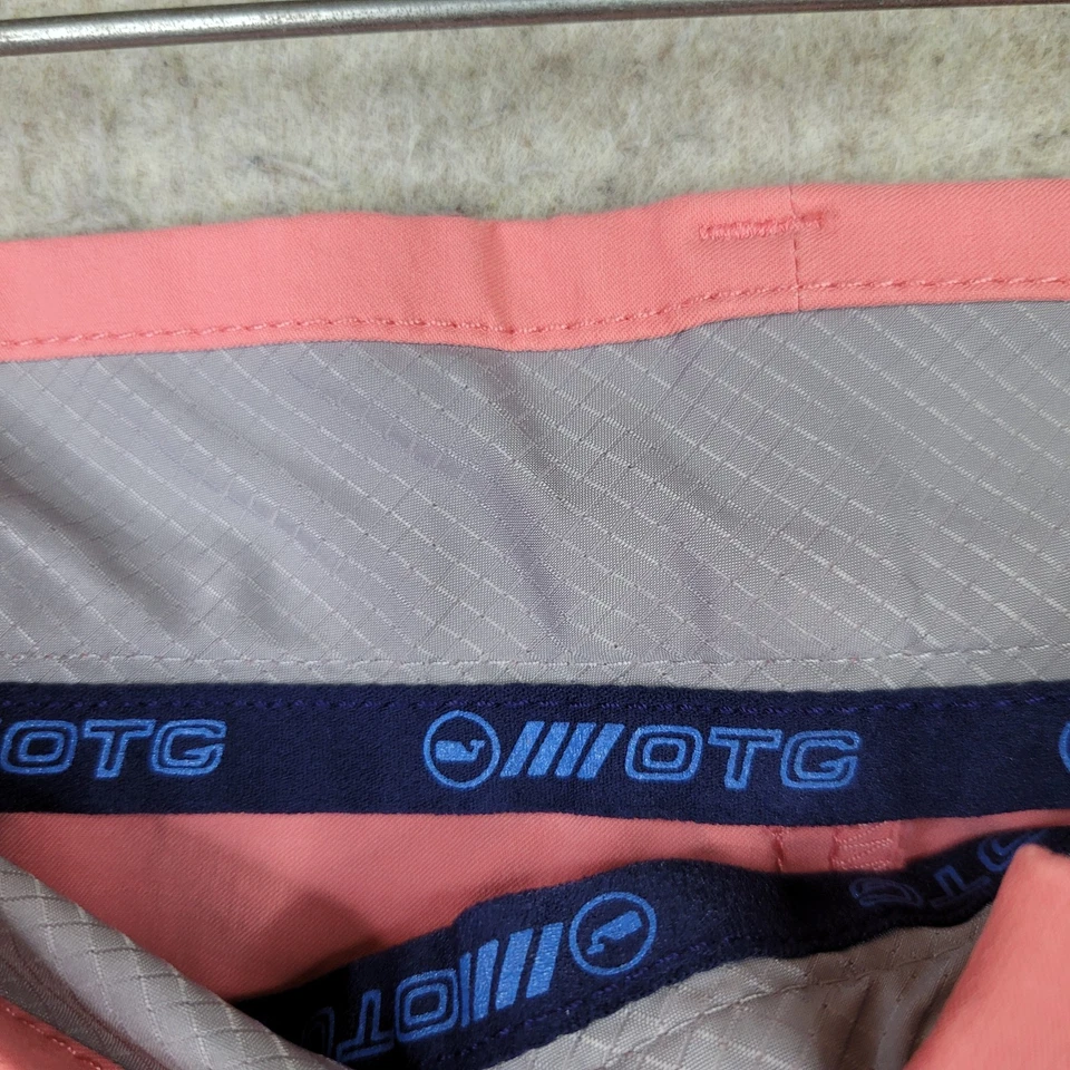 Vineyard Vines OTG Chino Shorts Mens 46B Pink Performance Golf Preppy - Image 3 of 4