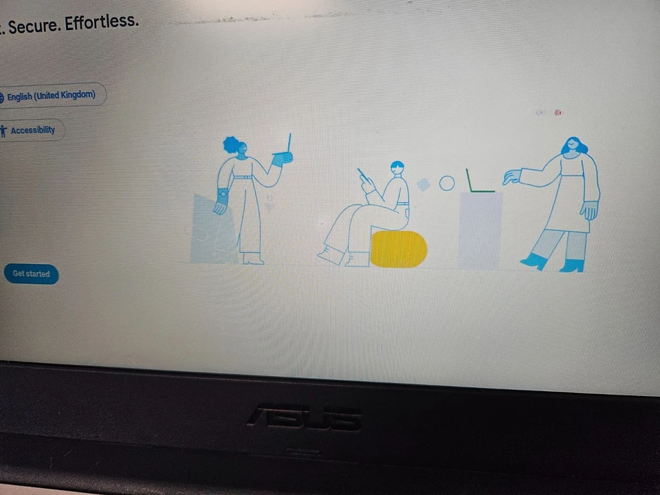 Asus Chromebook C202S 11.6" 16GB eMMC 2GB Ram Intel Celeron Notebook PC - Image 3 of 4