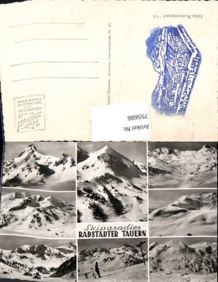 755686 Radstadt Obertauern Radstädter Tauern Römerhütte Bez. St. Johann im Ponga