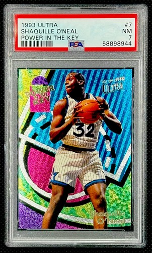 1993 Ultra Power in the Key Shaquille O'Neal #7 card