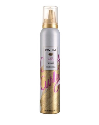 Pantene Pro-V Soft Curl Shaping Mousse Defines Curls Controls Frizz 6.6 oz