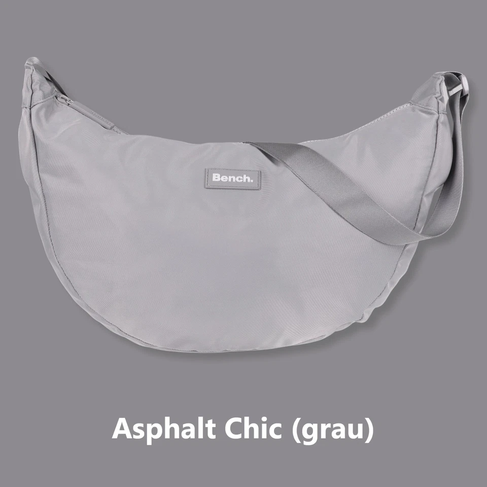 Handtasche Bench Damen Tasche Crossbody Slingbag Moon Bag 64216 2800 Grau +e - Bild 3 von 4