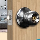 Round Ball Bathroom Handle Lock Stainless Steel Round Door Knobs  Living Rooms