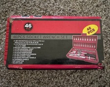Tools Kit for Automotive Repair & Household,Metric,1/4-Inch Drive 46-Piece