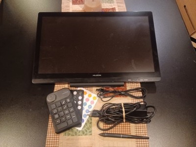 Huion Kamvas 20 Gt-191 V2 19.5 Inch Drawing Tablet w/ Pen & USB Keypad