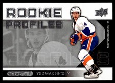 2013-14 Upper Deck Overtime Rookie Profiles Thomas Hickey Rookie New York
