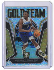 🔥2024-25 Panini Totally Certified Anthony Edwards Gold Team Mirror #13🔥