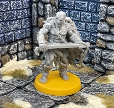 CHAOS ZEALOT GIMP w/ FLAIL #28 CMON Hate AD&D Trench Crusade 28mm Mork Borg BU25