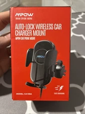 MPOW Auto-lock Wireless Phone Car Charger Mount Model: CA166A