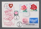 MayfairStamps Germany FDC 1972 Nakano Perfin Rose Dual US Mixed Frank First Day