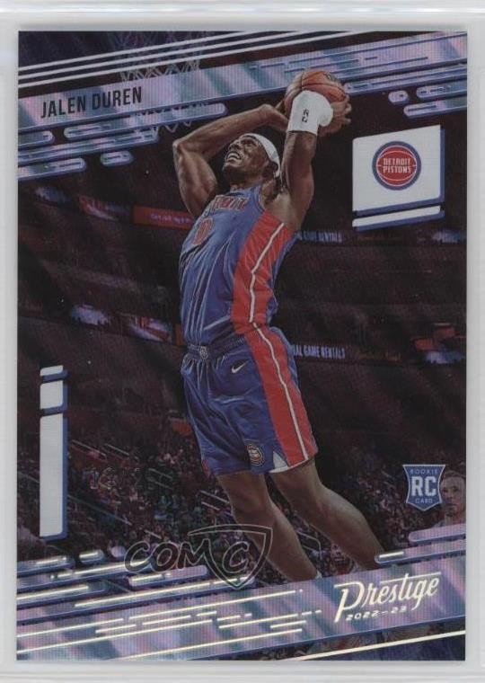 2022-23 Panini Chronicles Prestige Swirl 17/25 Jalen Duren #70 Rookie RC 12n7