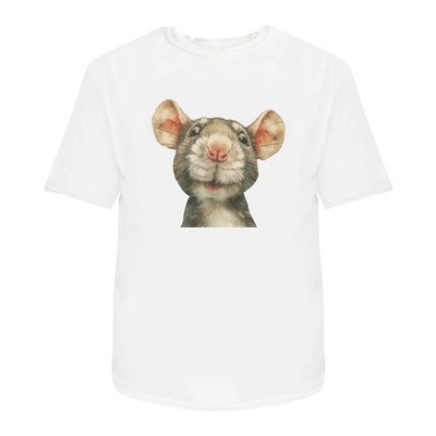 Unisex T-Shirt ''Lustige Ratte'' - 100% Baumwolle (S-XXL) (TA063500)