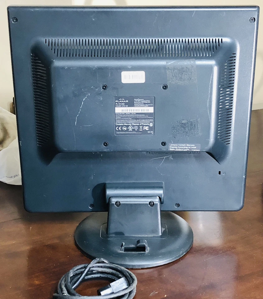 PLANAR (PL1910M) HD LCD Commercial Grade Monitor High-Res 1280x1024 @5:4 Ratio - Image 2 of 4