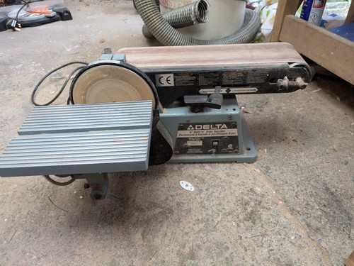 Delta 6” Belt & 12” Disc Sander Model 31-730 Instruction & Parts Manual #1591