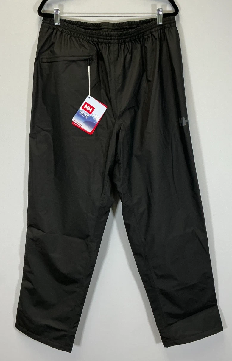 Helly Hansen Dubliner Men's Size XXL Black Windbreaker Pants NWT