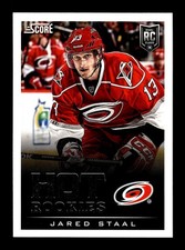 600. 2013-14 score . #734 Jared Staal - Carolina . RC ROOKIE panini . PWE