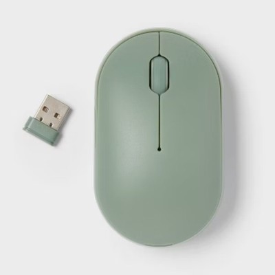 Wireless Mouse Jade: Bluetooth USB-A for Home Use