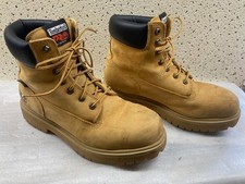 Timberland Pro Boots Mens 10.5 M  Tan 6'' Steel Toe ReBolt Waterproof 65016