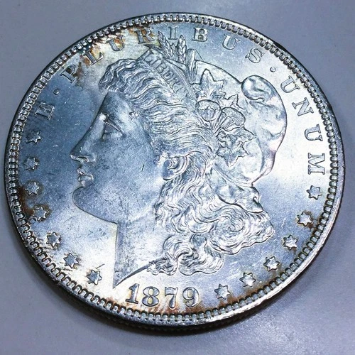 1879 Morgan Silver Dollar Beautiful Uncirculated Coin