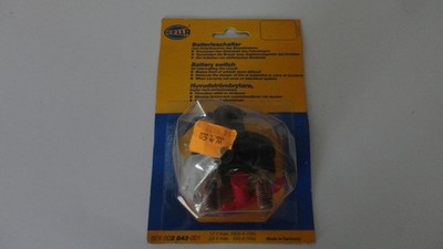 Hella Battery Master Isolator Switch with Removable Key 6EK 002 843-001