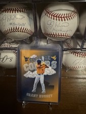 GRANT HUSSEY 2025 Onit West Virginia Baseball College Colors Soft Touch Insert