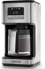 Coffee Maker, Programmable Coffee Machine with Glass Carafe, 14 Cups, Stainless 