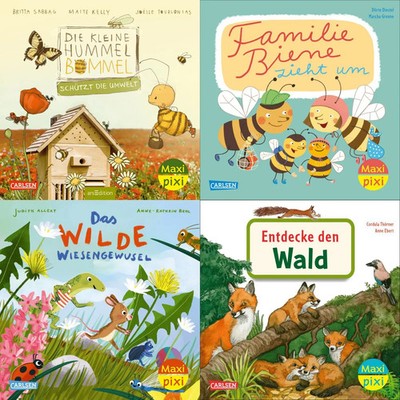 Maxi-Pixi-4er-Set 111: Meine Natur-Bilderbücher (4x1 Exemplar) diverse Box 24 S.