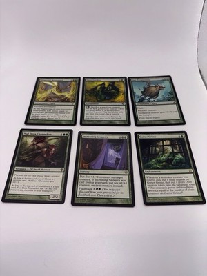Magic: The Gathering Green x6 Cards Elemental Resonance Mul Daya Channelers