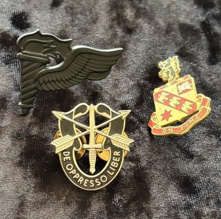 3 x United States Badges