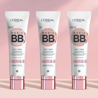 BB cream for face L'Oreal Paris BB C'est Magic 5In1 Skin Perfector (1,2,3,4)30ml