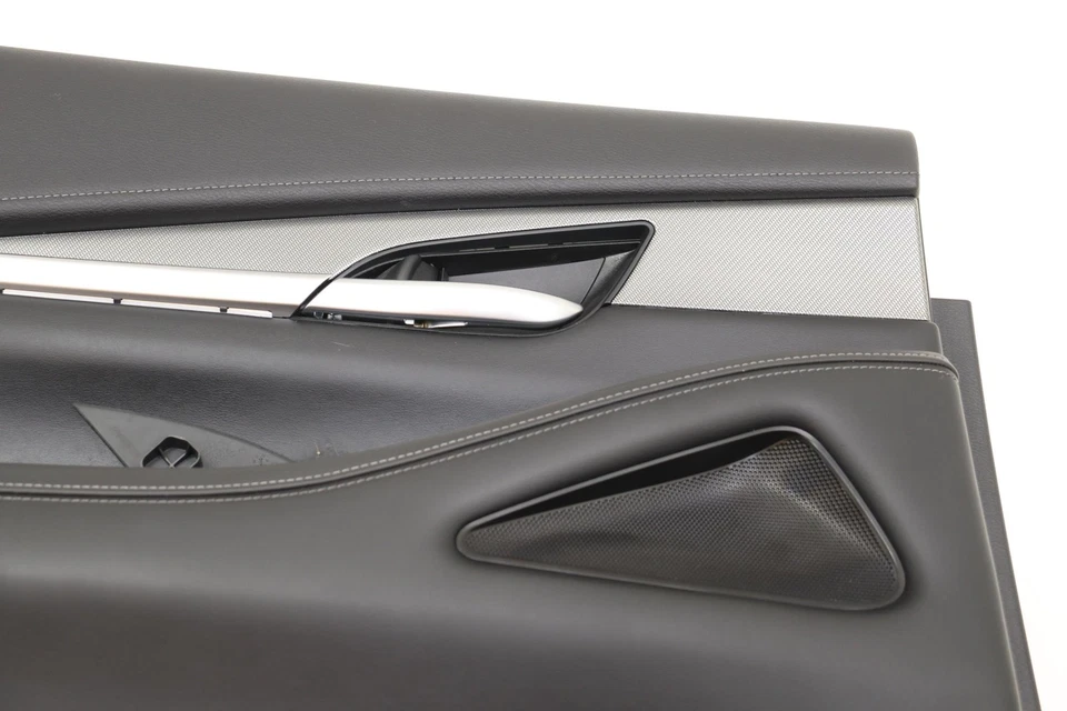 2022 - 2025 INFINITI QX60 LUXE REAR LEFT DOOR TRIM PANEL OEM 829A16SB6A BLACK_G - Image 2 of 4