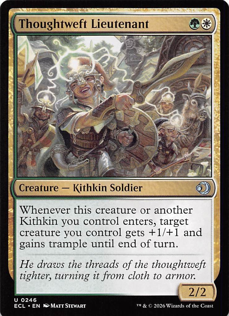Thoughtweft Lieutenant 246 Lorwyn Eclipsed Magic the Gathering
