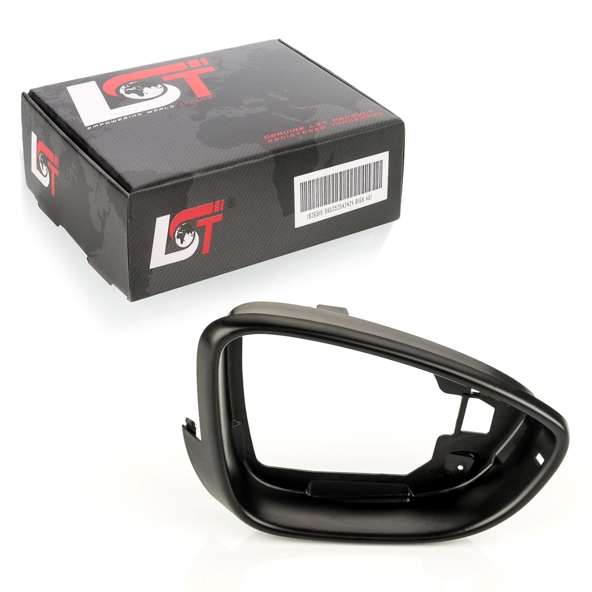 Mirror Frame Outside Mirror Cover Right Black For VW CC 357 358 PASSAT 3C B7