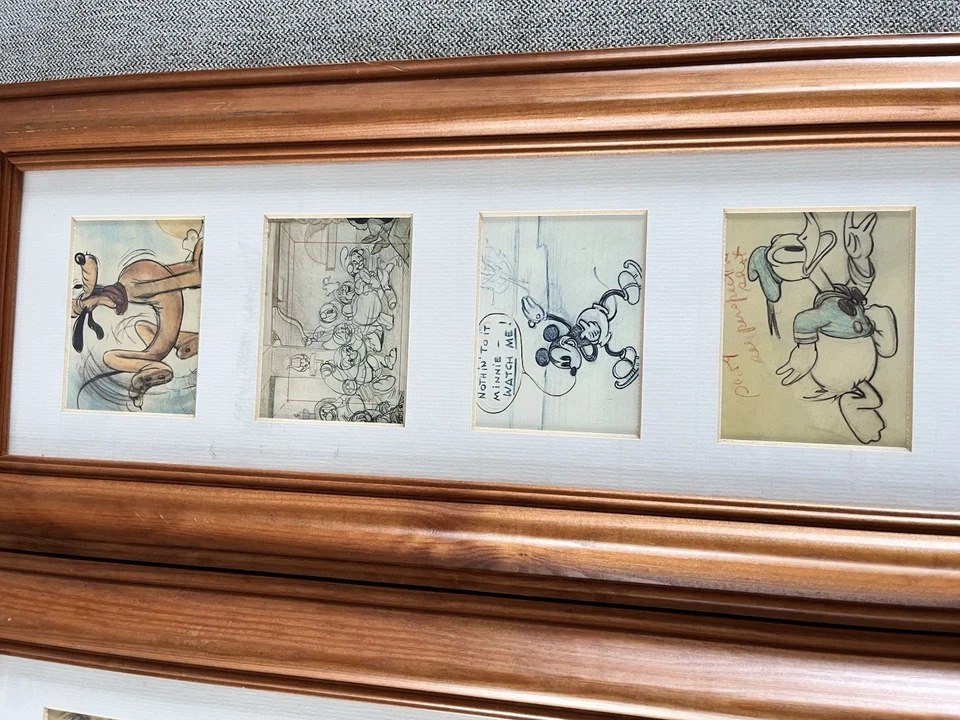 Vintage Disney Artist Sketch - Mickey Mouse, Jungle Book, Winnie The Pooh Etc - Image 4 of 4