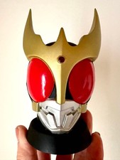 Kamen Rider Helmet Coin Bank Piggy Bank Figure Display Black Gold Red