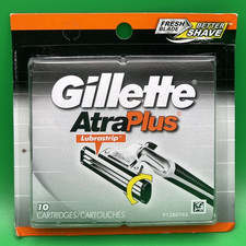 Atra Plus Razor Refill Cartridge - 10 Cartridges BRAND NEW SEALED GENUINE