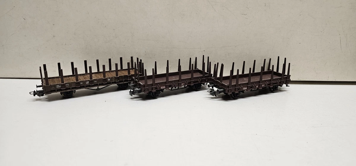 PIKO Wagon Bâché Court Gris STEEL OBB 95097 (n°1bis