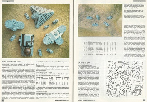 Miniature Wargames Magazine #129 SciFi Ground Combat Rules, Commando ACW SECONDA GUERRA MONDIALE *FS - Foto 4 di 4