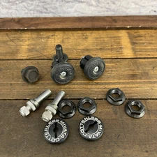 Vintage Miyata Cotterless Dust Cap Crank Cat Eye Bar End Parts Lot  Dia Compe