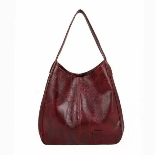 New Women Designer Leather Shoulder Bag Large Capacity Ladies Handbag Hobo Tote - Picture 18 of 24
