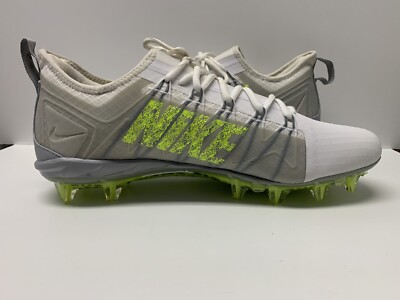 Nike Alpha Huarache Pro LAX White And Neon Green CJ0265-101 Size