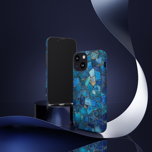 Blue Tortoise Glass Mosaic - Phone Cover Case for iPhone, Galaxy, Pixel - 第 97/281 張圖片