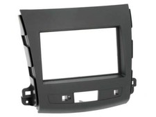 Radioblende MITSUBISHI Outlander (CW0W), PEUGEOT 4007 2DIN schwarz Einbaurahmen