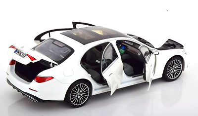 1/18 Mercedes Benz S Class W223 AMG 2021 White Diecast Model 1/18 Mercedes Benz S Class W223 AMG 2021 White Diecast Model