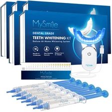 MySmile Pro Teeth Whitening Kit Non Sensitive 10Min Fast Teeth Whitener 5Packs
