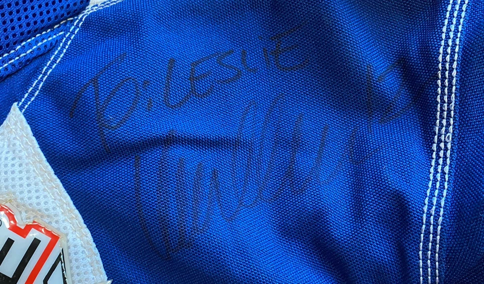 Signed David Vuillemin 2006 Jeremy McGrath Invitational Motocross Worn Pants - Image 2 of 4