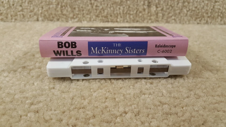 Vintage 1990 Cassette Tape Bob Wills The Tiffany Transcriptions McKinney Sisters Foto 3 de 4