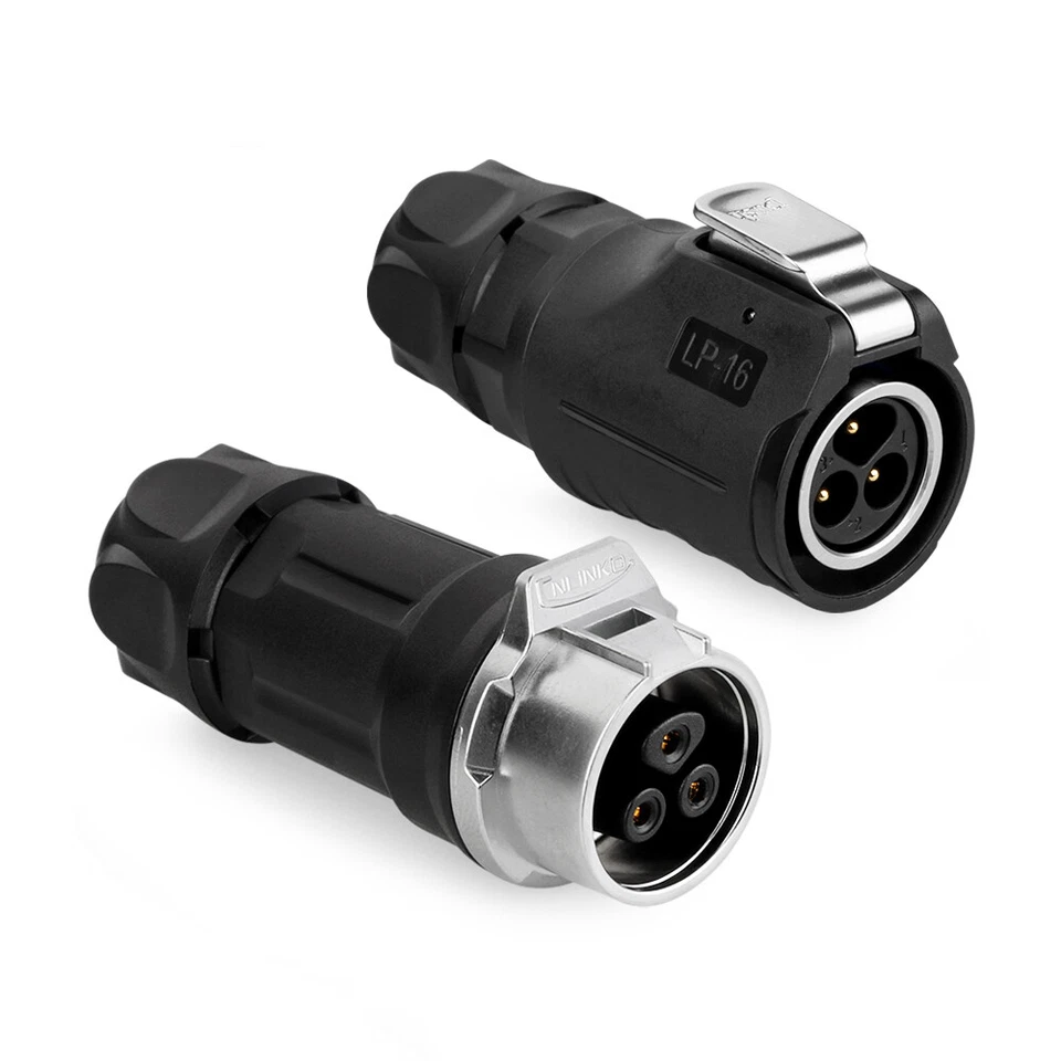 UL CE M16 23 4 5 7 8 9 Pin Adapter Waterproof Soldering Aviation Cable Connector - Image 4 of 4