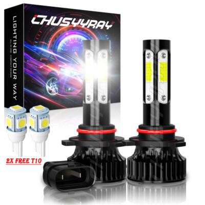 9005/HB3 Brightest LED Headlight Bulbs 300% Brighter High Beam