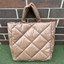 Stand Studio Assante Diamond Quilted Puffy Tote Bag - New